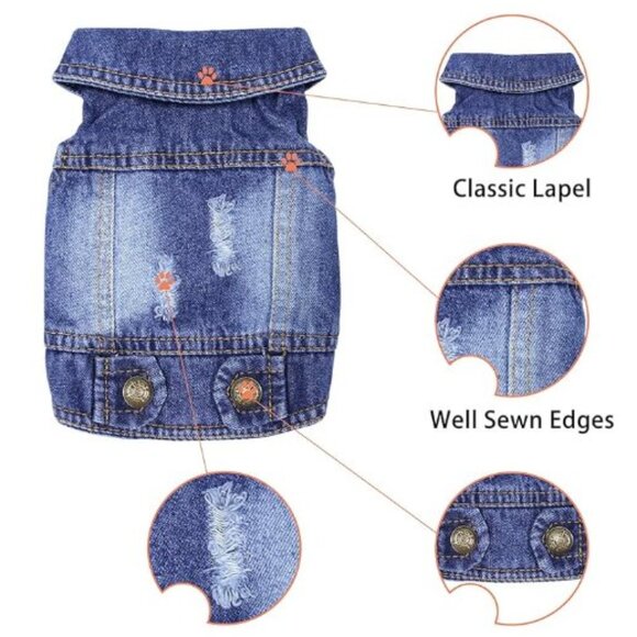 Set of 3pcs Dog Jackets & Christmas Sweater - All M size - Picture 8 of 10